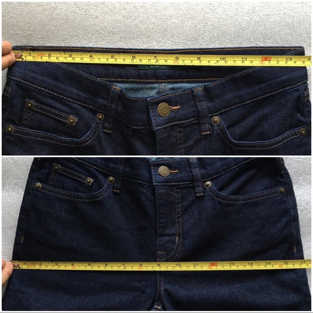 SOLD! Ralph Lauren Modern Straight Curvy Jeans 2 - Picture 6 of 8
